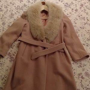 Vintage wool belted coat